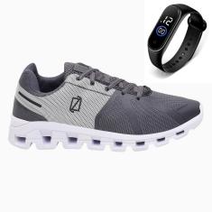 Tênis Masculino Legacy Fit Para Academia Caminhada Esportivo Com Relógio-Masculino