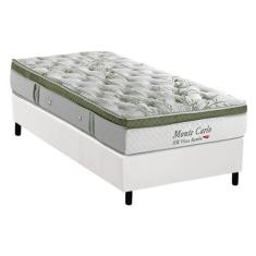 Cama Box Solteiro: Colchão Molas MasterPocket Ensacadas Herval Monte C