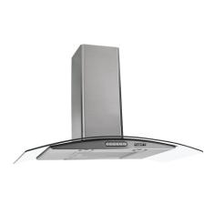 Coifa de Parede 75cm Vidro Curvo Duto Slim Fogatti Inox, 110V