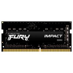 Memória Ram Para Notebook Kingston Fury Impact Ddr4 8gb 3200mhz - Preto (kf432s20ib/8)