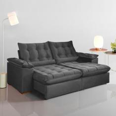 Sofá Retrátil e Reclinável 2 Lugares 200cm Dubai - Kasacomigo Estofado