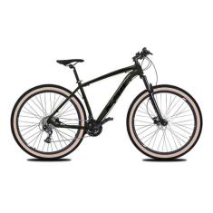 Bicicleta MTB Aro 29 KSW XLT 24V Shimano Freio Hidráulico, Verde pérol