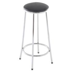 Banqueta Alta Sem Arco Banqueta Para Escritório Plus Preto