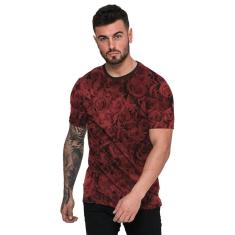 Camiseta Rosas Vermelhas Red Roses Flowers-Masculino