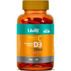 Vitamina C 1000mg + D3 2000ui + Zinco 29,59mg Uvits