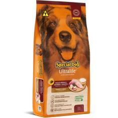 Ração Special Dog Ultralife Adultos Raças Médias e Grandes Sabor Frango e Arroz 10,1kg