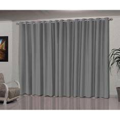 Cortina Blackout Tecido 3,00 X 2,60 Corta Luz Toque De Seda