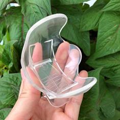 mike Suporte de bola de tênis clipe de cintura – comporta uma bola de tênis – Cor translúcida – um pacote