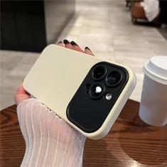 Capa de telefone de silicone Soft Candy para iPhone 14 13 12 11 Pro Max X Xs XR Max Capa à prova de choque, branca, para iPhone 14Pro