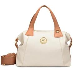 Bolsa Media Couro 100% Mão Transversal Marília-Feminino