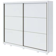 Guarda-roupa Casal Toronto 2 Portas 6 Gavetas Branco