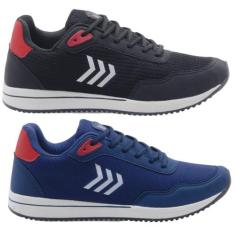 Kit 2 Pares Tênis Masculino Esportivo Leve Macio - Dix, 43, Marinho, P