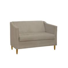 Namoradeira Átila Suede 2 lugares Para Varanda Sala - Jbf Poltronas e 