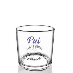 Copo Personalizado Krystalon Dia Dos Pais Tema Amor Por Você