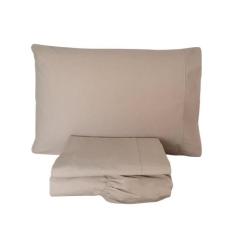 Jogo de Lençol 3 Peças Solteiro Viúva 1,20m Percal 200 Fios 100% Algod