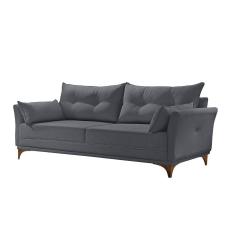 Sofá 3 Lugares Living M-97 Veludo Martins