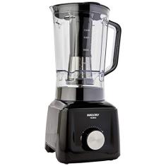 Liquidificador Mallory Taurus Preto 1300W, 12 velocidades, Jarra Transparente em SAN, Faca Integrada com 4 Lâminas em Aço Inoxidável, Capacidade total de 3,1L - 127V