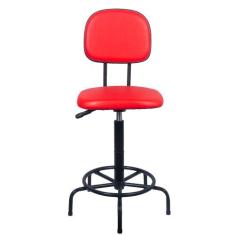 Cadeira Caixa Alta Atendimento Recepção Balcão com Espuma Injetada e t