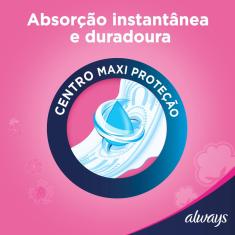 Absorvente Always Maxi proteção Suave com abas 8 Unidades