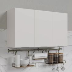 Armário Aéreo 3 Portas Ipanema CabeCasa MadeiraMadeira