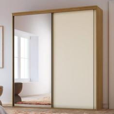 Guarda-Roupa 2 Portas com Espelho 100% MDF Inovatto - Belmax