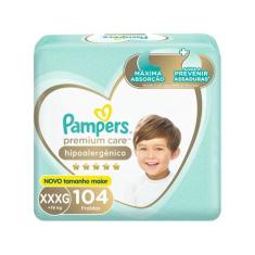 Fralda Pampers Premium Care Tamanho XXXG(+19kg) 104  Unidades, XXXG, 1