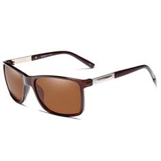 Óculos de Sol Masculino Kingseven Design Quadrado com Proteção Polarizados UV400 S-719 (C2)