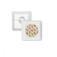 Kit de atualização para jogos com teclado mecânico PBT para sorvete de chocolate cereja