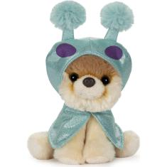 GUND Boo World`s Cutest Dog Itty Bitty Alien Pelúcia Animal Pomerânia, 6"
