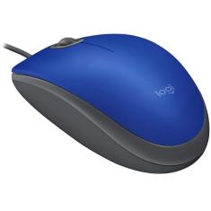 Mouse Logitech M110 Silent - USB - 1000dpi - Azul - 910-005491