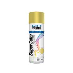 Tinta Spray Tek Bond Super Color Uso Geral Dourado 350ml 250G - Tekbon