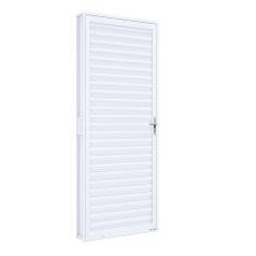 Porta de Aço de Giro Laminada 215x70cm Riobras Branco