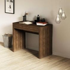 Escrivaninha 1 Gaveta 90cm Me4107 Tecno Mobili Nogal