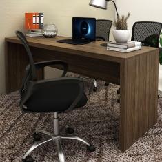 Mesa para Escritório Me4185 Nogal - Tecno Mobili