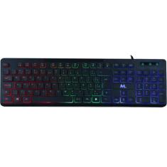Teclado Mtek KB-7269LR-PT Retroiluminado USB - Preto (Portugues)