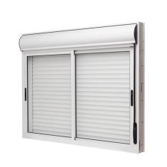 Janela de Alumínio Veneziana com Persiana Integrada 120x150cm 2 Folhas