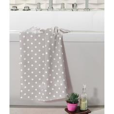 Toalha De Banho Prisma Dohler Estampada Fernanda Cinza