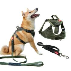 Peitoral Modelo Safari com Guia para Cachorro - Tamanho M - Canadá K9 