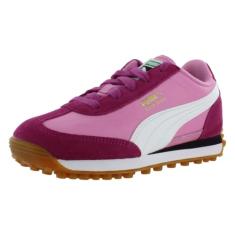 PUMA Tênis infantil unissex Easy Rider (criança pequena), Puma Branco/vermelho PUMA, 15