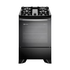 Fogão Electrolux 4 Bocas Efficient FE4GP Com Mesa De Vidro Preto Bivolt