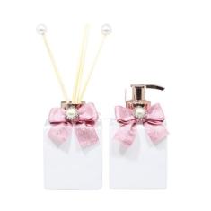 Kit Lavabo Branco  (Sabonete Lìquido + Difusor de Aromas) - Magazine R