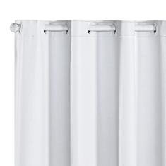 Cortina Blackout PVC corta 100% a luz 2,80 m x 1,60 m Branco