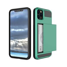 Capa de telefone com slot para cartão de crédito para iPhone 11 12 13 Pro Max XR XS Max X 8 7 Plus 13 12 Pro 13 Armor Slide Wallet Hard PC Back Cover, T9, para 7 Plus ou 8 Plus