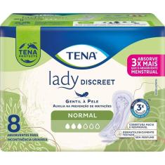 Absorvente para Incontinência Urinária Tena Lady Discreet Normal 8 Unidades