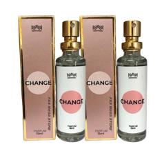 Kit 2 Perfume Feminino Change Parfum Amakha Paris 15Ml Bolsa