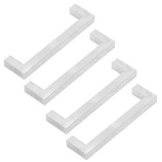 Melhoria da Casa Puxadores de Ferragens para Portas de Móveis Gavetas de Mesa Design Clássico 201 Pacote de Aço Inoxidável Com 4 Puxadores de Armário de Cozinha Decorativos