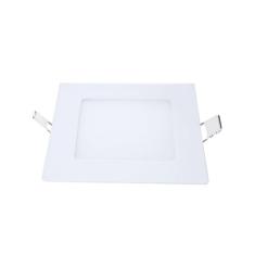 Painel Plafon LED 6W de Embutir Quadrado 12cm, Bivolt, 3000k Branco Quente, Avant