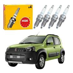 Jogo Velas Ignição Ngk Fiat Uno Way 1.4 2010 A 2016