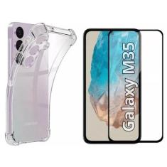 Kit Capa Anti-Impacto + Película 3D Para Samsung Galaxy M35 - Jetech