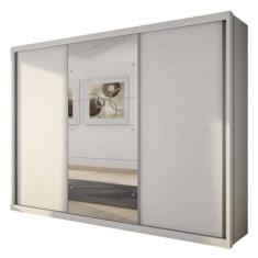 Guarda Roupa Casal Paradizzo Gold Com Espelho 3 Portas de CorreR Novo 
